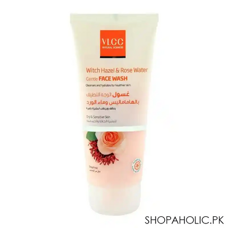 vlcc natural sciences witch hazel & rose water gentle face wash 150ml main image