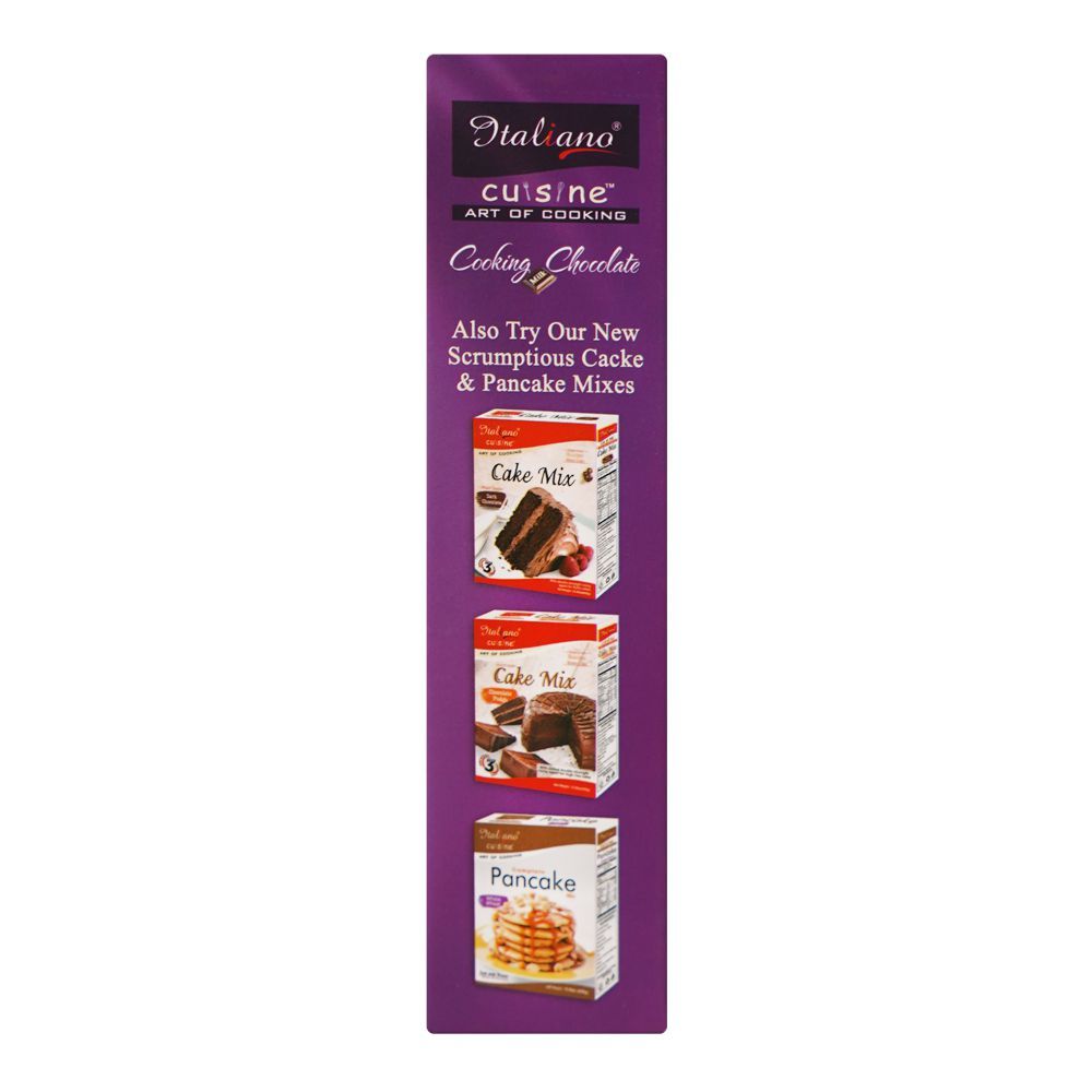 Italiano Cooking Chocolate, Smooth Milk Chocolate, 500g - Image 3