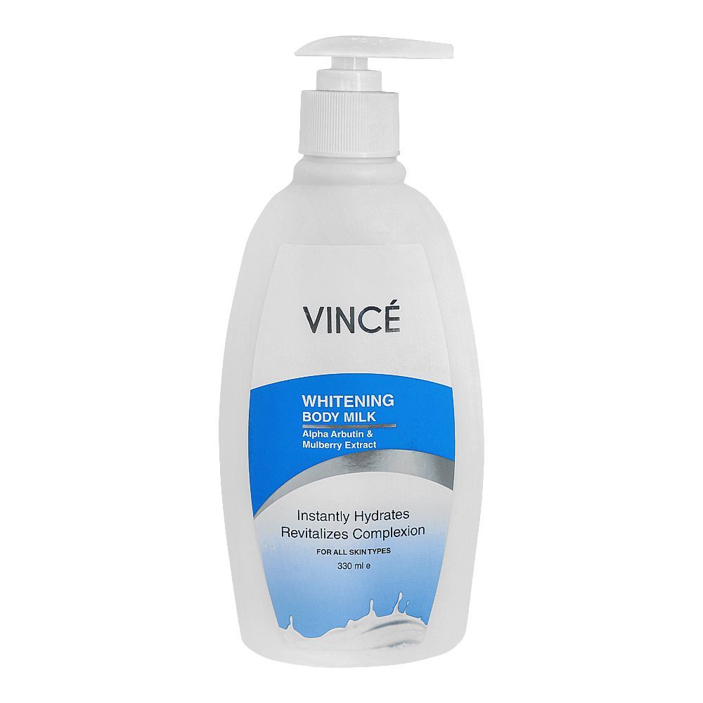 Vince Alpha Arbutin Whitening Body Milk, For All Skin Types, 300ml - Main Image