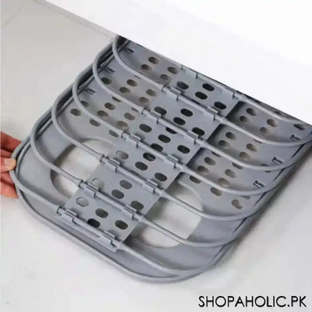 wall hanging foldable multifunctional laundry storage basket image2