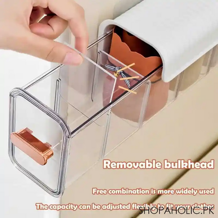 wall hanging transparent undergarments storage box organizer image5