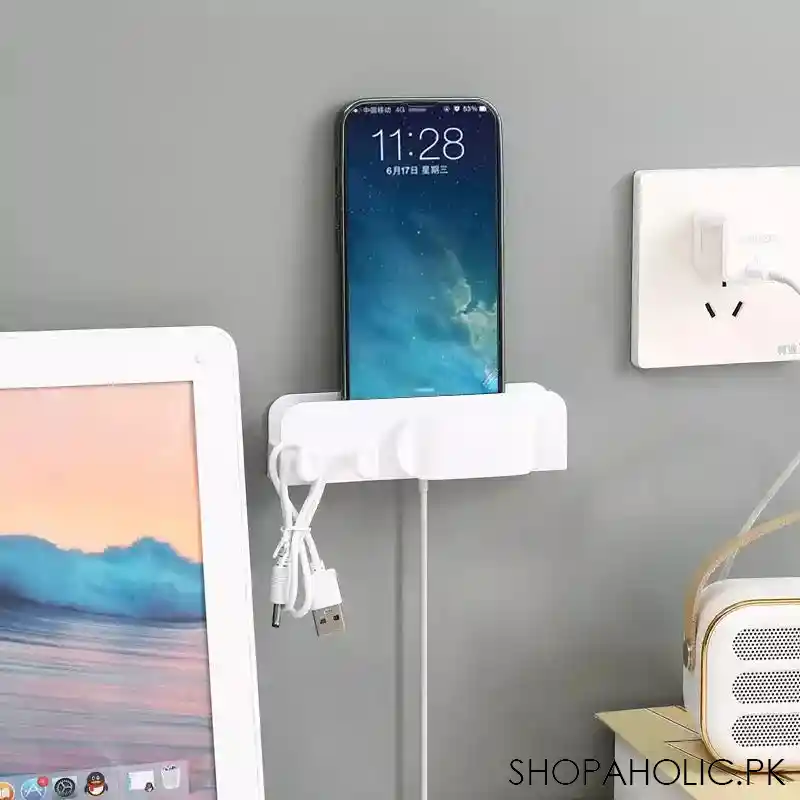 wall mount phone plug holder image3