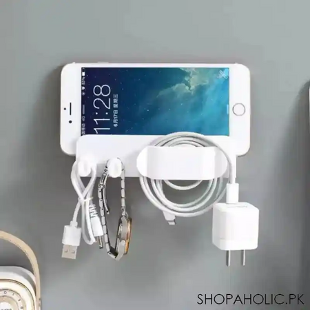 wall mount phone plug holder main image