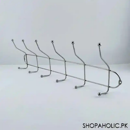 wall mounted 6 hook hanger image2