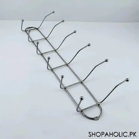wall mounted 6 hook hanger main image