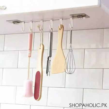 wall mounted bathroom organizer hooks main image
