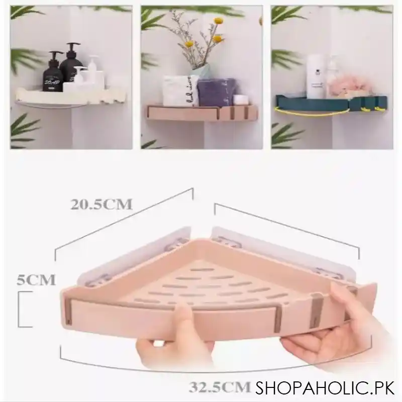 wall mounted bathroom shower storage rack image5