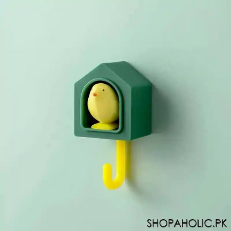 wall mounted cute movable bird hook (1 piece) image3