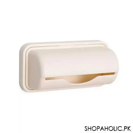 wall mounted garbage bags roll organizer image2