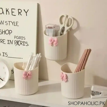 wall mounted kawaii pen holder image4