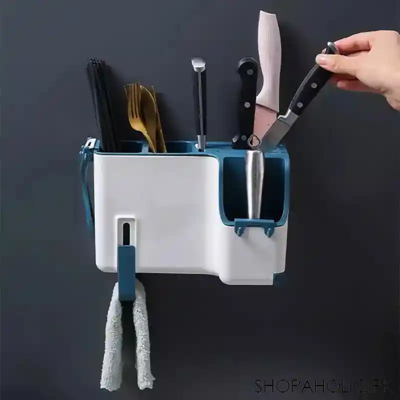 wall mounted kitchen utensils holder image2