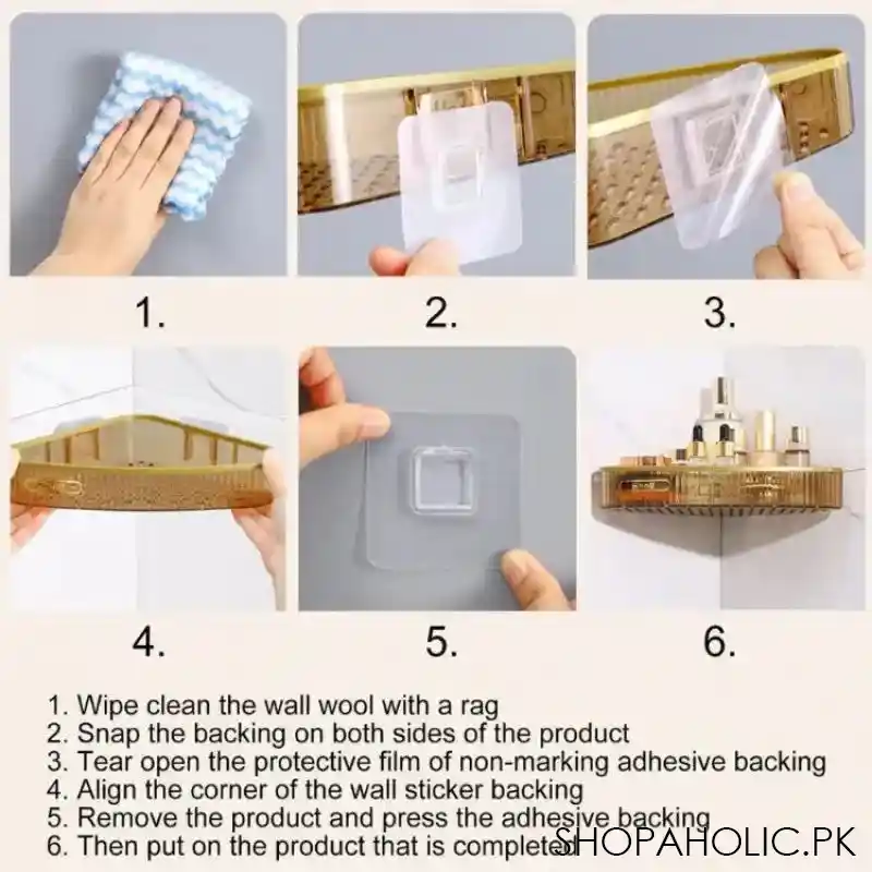 wall mounted luxury corner organizer image5