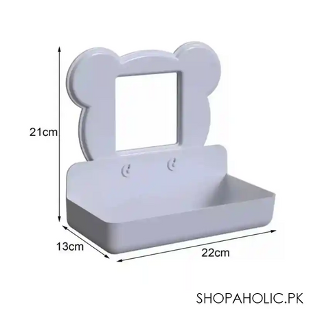 wall mounted mickey mouse shaped socket mobile phone storage holder image5