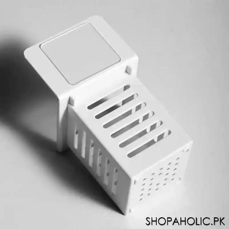 wall mounted multifunctional draining cutlery storage box holder image3