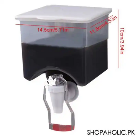 wall mounted oil and vinegar dispenser jar container image2