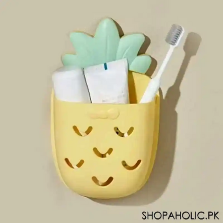 wall mounted pineapple storage rack organizer main image