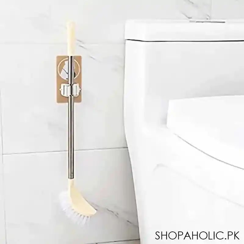 wall mounted self adhesive character broom mop holder for home, kitchen and wardrobe image5