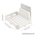 Wall Mounted Self-Adhesive Plastic Soap Holder
