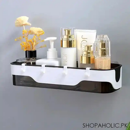 wall mounted shower storage rack main image