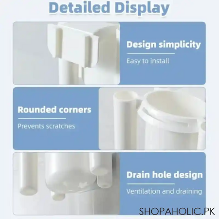 wall mounted toothbrush organizer image2