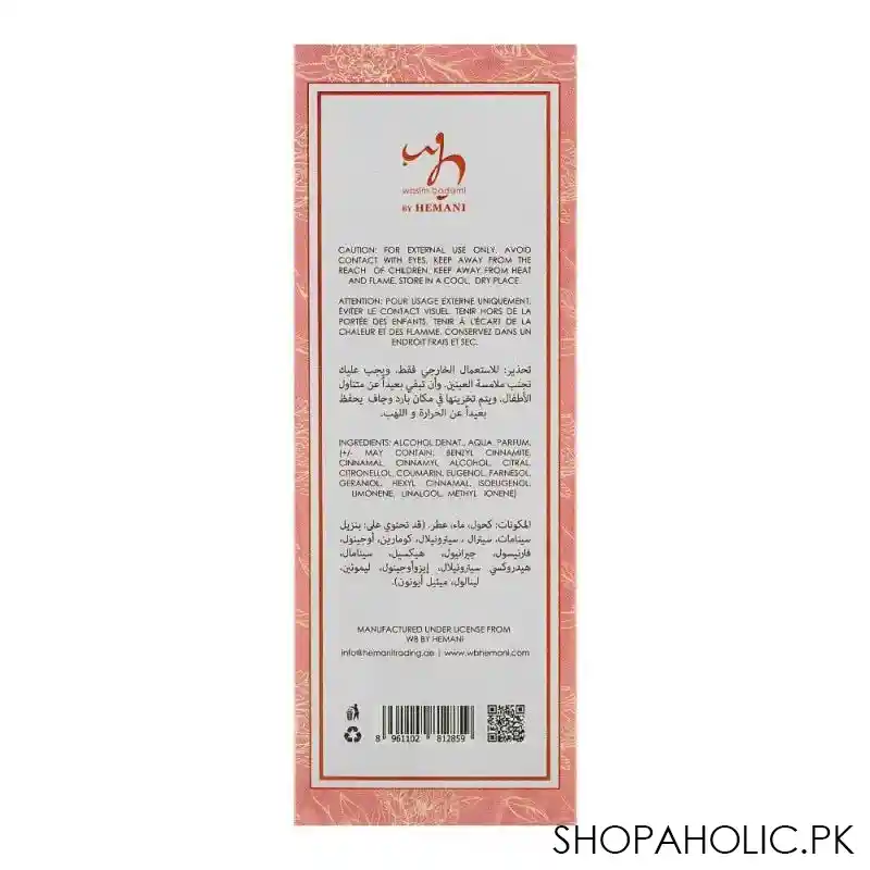wasim badami hareem farooq luv pour femme eau de parfu, for women, 100ml image2