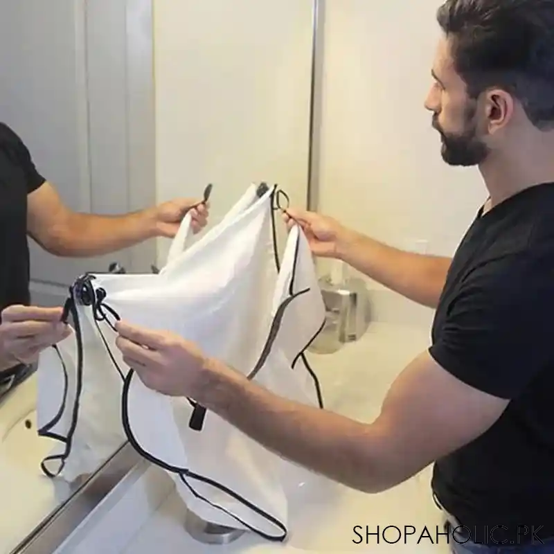 waterproof male beard apron image2