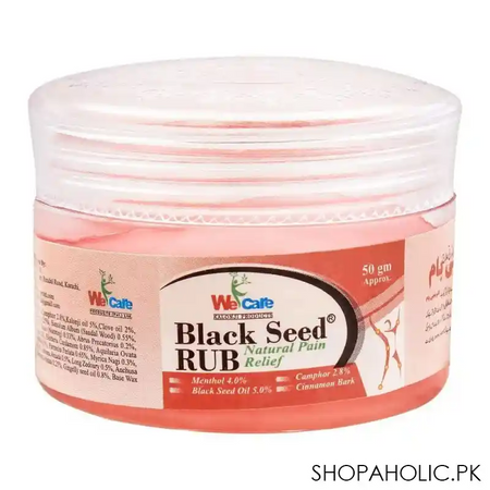 wecare black seed rub balm, 50g main image