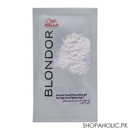 wella blondor powder based bleaching gel, 10g main image