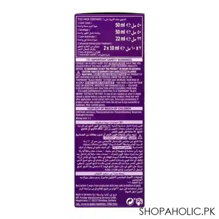 wella koleston color cream kit 2/8 blue black image4
