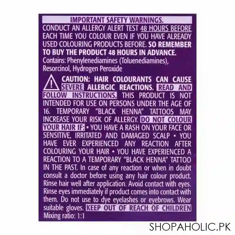 wella koleston hair color creme, 301/0, blue black image4