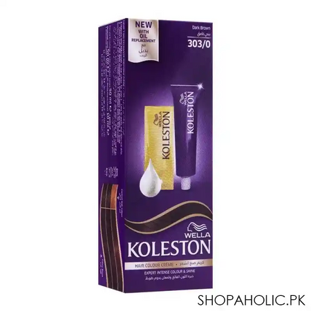 wella koleston hair color creme, 303/0, dark brown main image