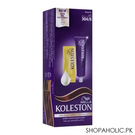 wella koleston hair color creme, 304/6, burgundy main image