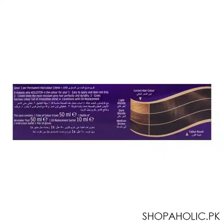 wella koleston hair color creme, 306/1, dark ash blonde image3