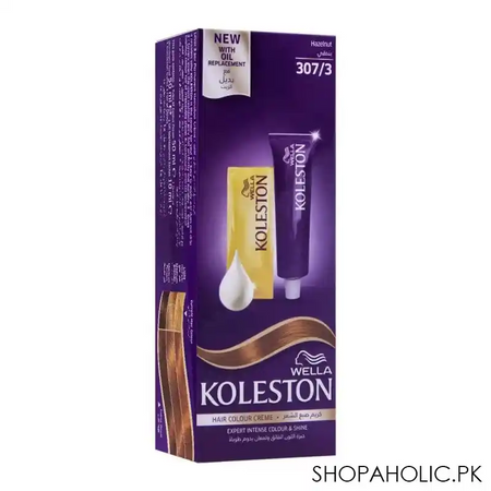 wella koleston hair color creme, 307/3, hazelnut main image
