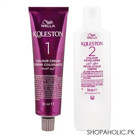 wella koleston intense hair colour, 304/1, medium ash brown main image