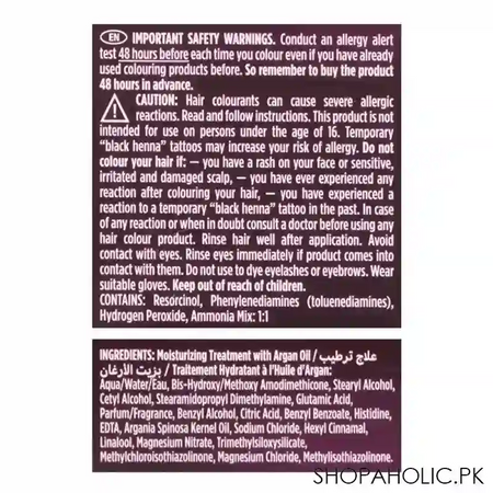wella koleston intense hair colour, 305/1, light ash brown image4