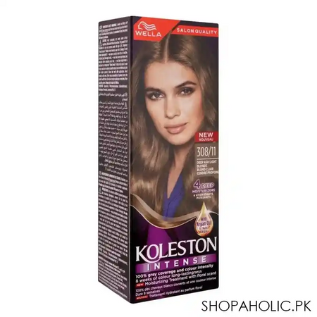 wella koleston intense hair colour, 308/11, deep ash light blonde image2