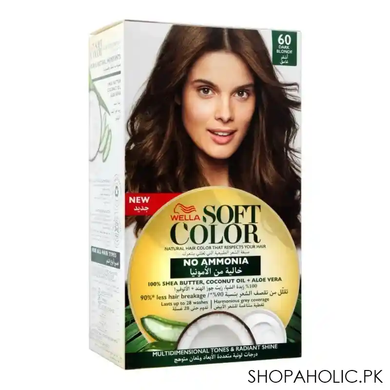 wella soft color no ammonia hair color, 60 dark blonde main image