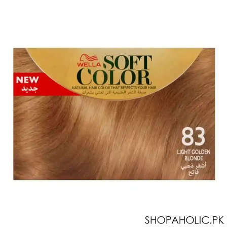 wella soft color no ammonia hair color, 83 light golden blonde image4