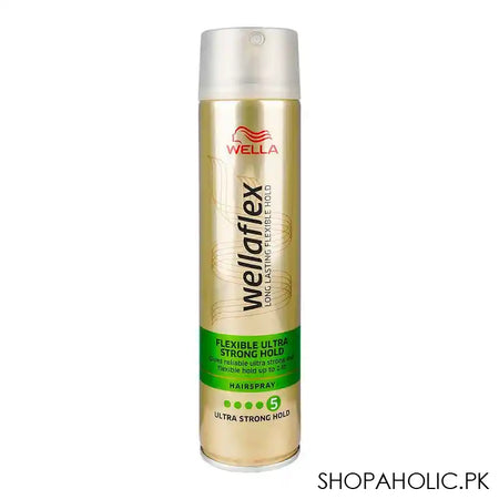 Wella Wellaflex Flexible Ultra Strong Hold 5 Hair Spray, 250ml - Main Image