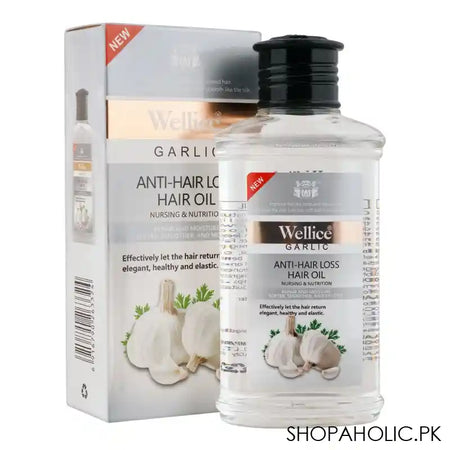 Wellice Garlic Anti-Hair Loss Hair Oil, Repair & Moisture Softer, Smoother & Moister, 150ml - Main Image