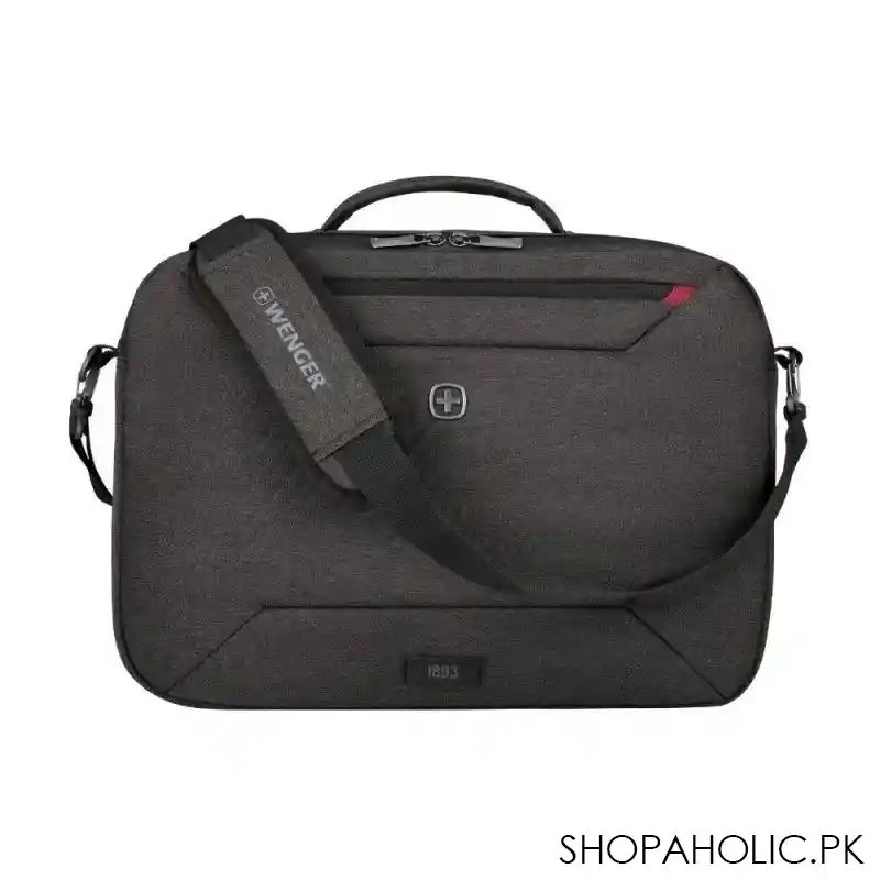 wenger mx commute 16" laptop backpack healther grey, 611640 image3