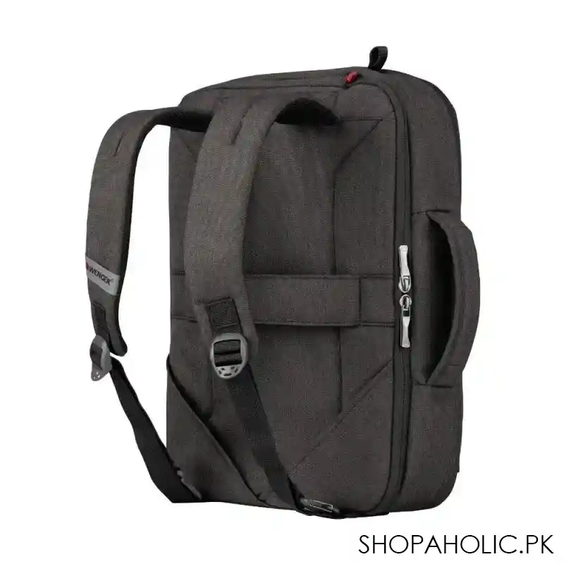 wenger mx commute 16" laptop backpack healther grey, 611640 image4