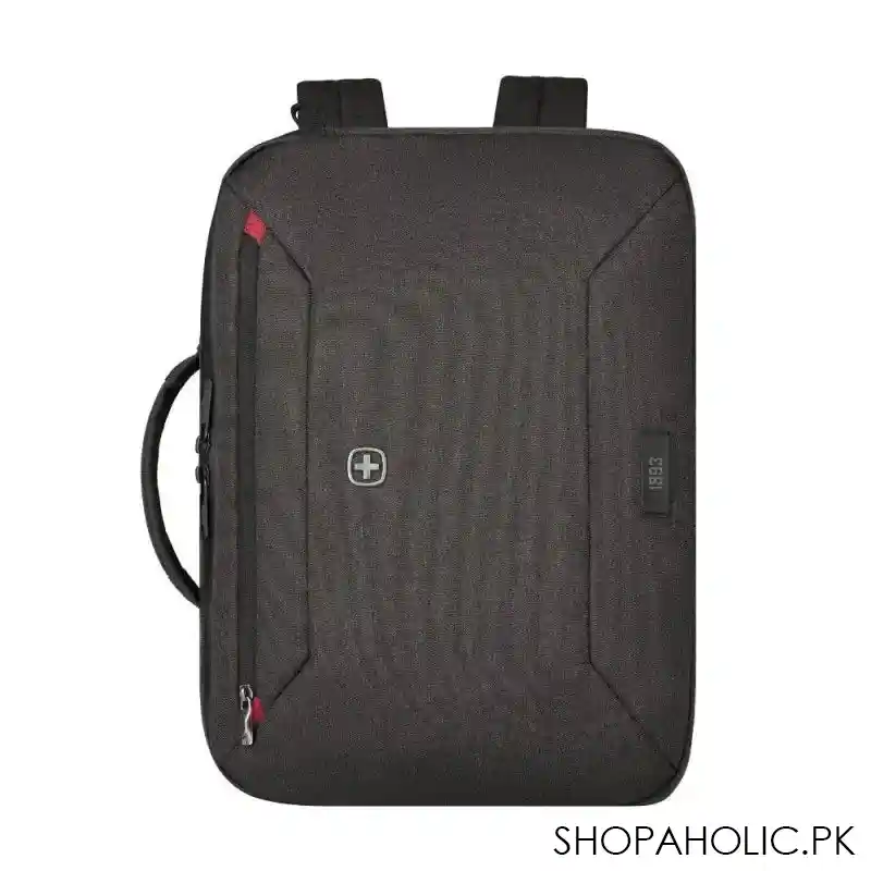 wenger mx commute 16" laptop backpack healther grey, 611640 image5