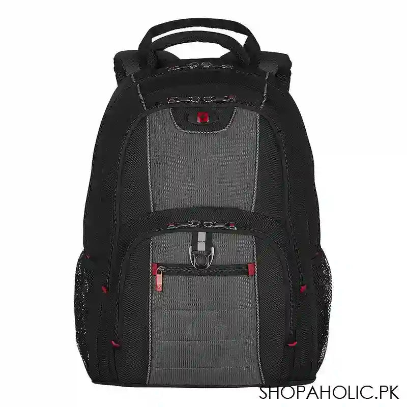 Wenger Pillar 16" Laptop Backpack, Black & Grey, 600633 - Image 3