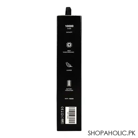 West Point 10000mAh Fast Charge Power Bank, White, WP-1000 - Image 2
