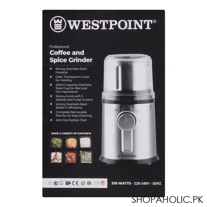 West Point Coffee And Spice Grinder, WF-9226 - Image 2