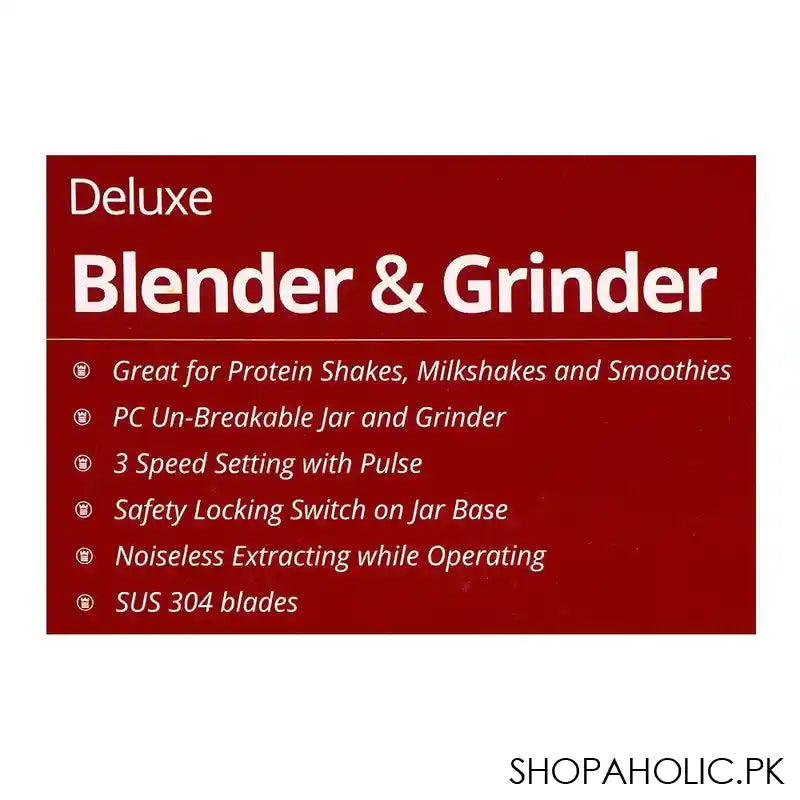 West Point Deluxe Blender/Grinder, WF-332 - Image 4