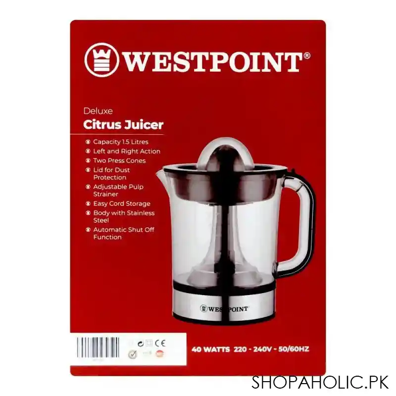 west point deluxe citrus juicer, 1.5l, wf 550 image3
