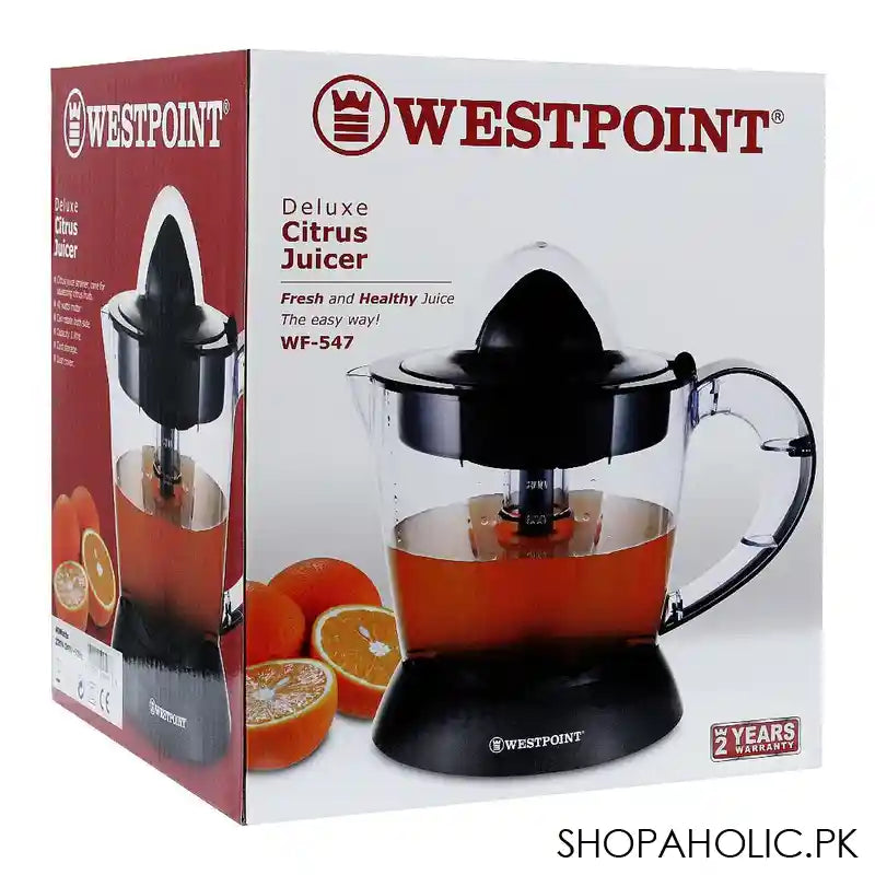 West Point Deluxe Citrus Juicer, 40W, 1L, WF-547 - Image 2
